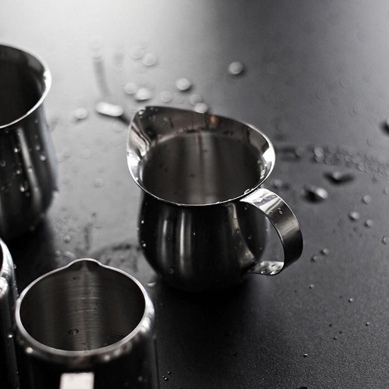 Mjölkskumningskanna i rostfritt stål Espresso Latte Art Kanna Kaffemugg Barista Cappuccinokoppar Kanna Vattenkaraff Tekanna