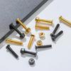 Schwarz/Gold M5 Zubehör Skateboard Schrauben Longboard Teile Befestigungsmaterial Schrauben Beschläge Muttern