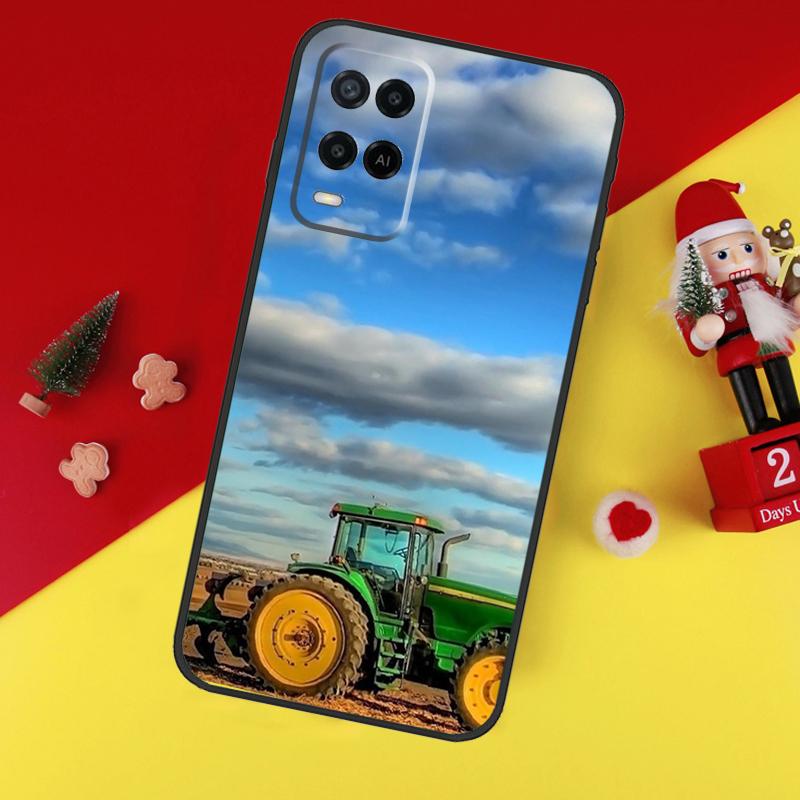 Farm Vehicle Tractor For OPPO A53 A5 A9 A38 A78 A58 A79 A15 A17 A57 A77 A16 A76 A96 A52 A72 A94 A74 A54S Case