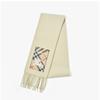 Burberry 8103995 A4186 Check Label Wool Muffler