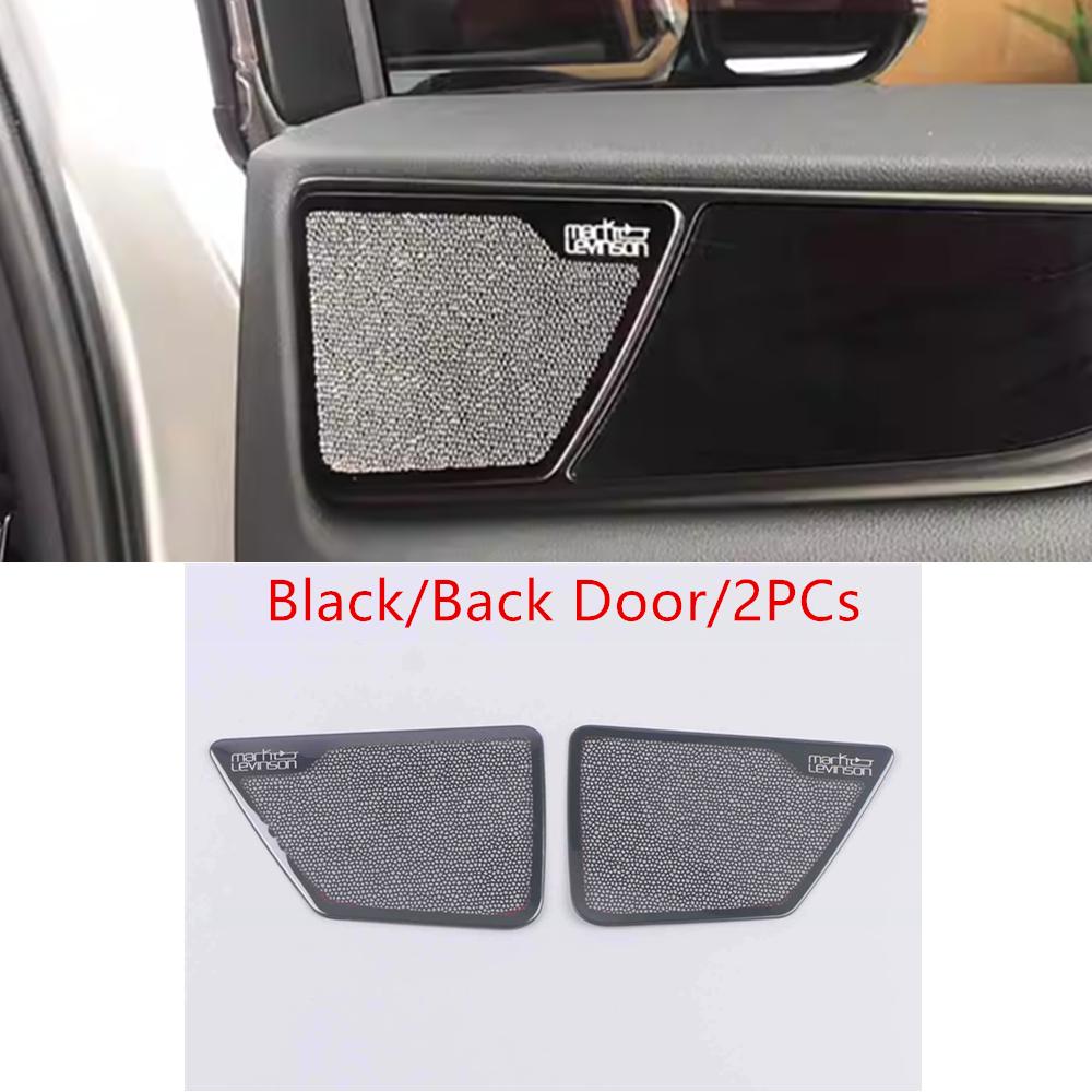 For Lexus NX 250 260 350h 350 F   2024 Stainless Steel Car Inner Door Audio Speaker Covers Stereo Trim Stickers 4Pcs