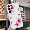 For Samsung Galaxy S23 Ultra Case Pattern Print TPU Phone Cover Precise Lens Protection