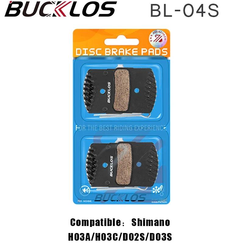 BUCKLOS Ceramic Bike Brake Pad Road Bicycle Hydraulic Disc Brakes Pads MTB Brake Pad for Shimano L05A J04C J05A H03A N03A NUTT