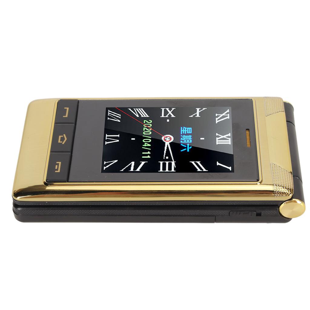 3.0in Flip Phone for Seniors Large Buttons Fonts Flip Mobile Phone HD Dual Screen Display Dual Card