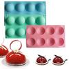 3D Kugel Rund Halbkugel Silikonform Für Diy Backen Pudding Mousse Schokolade Umweltfreundliche Kuchenform Küchenzubehör Werkzeuge