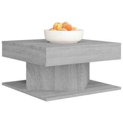 Coffee Table Grey Sonoma 57 X 57 X 30 Cm Particleboard