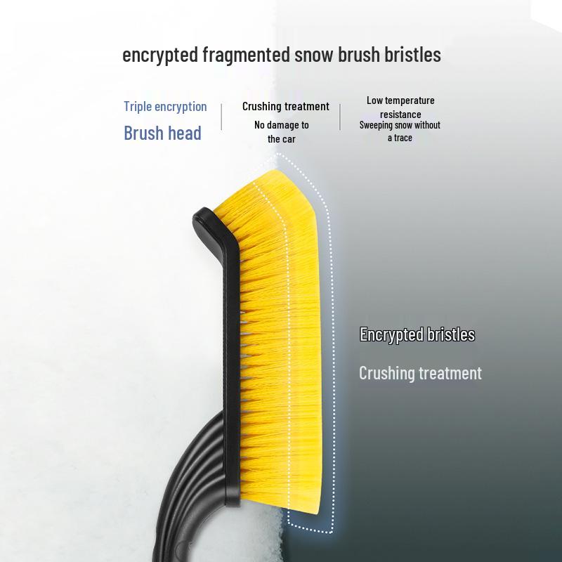 Multifunctional Car Snow Removal Tool: De-Icing Shovel and Brush for Winter Snow Scraping