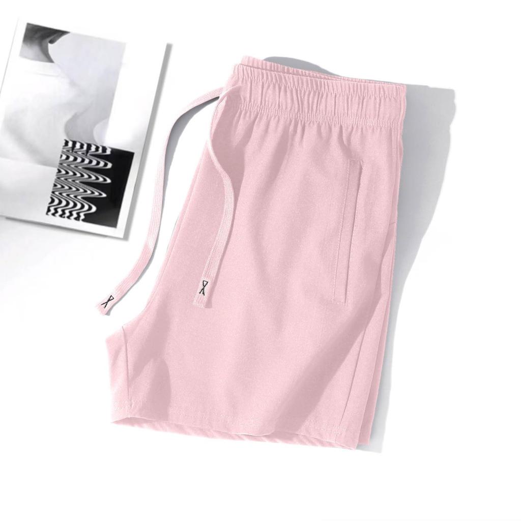 Shorts de plage décontractés d'été pour femmes, amples, respirants, haute élasticité, soie glacée, séchage rapide