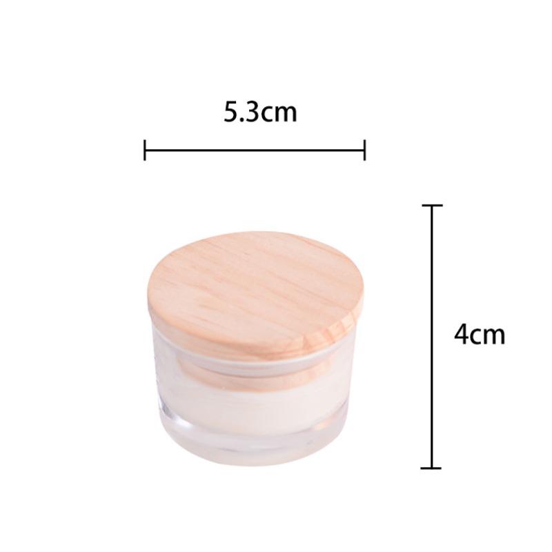 

Прозрачный стакан Низкотемпературная свеча Стеклянный стакан с деревянной крышкой SM Низкотемпературная свеча День святого Валентина Флирт Капающий воск Свеча