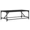  Coffee Table, Black, 100x50x35 Cm, Wood-based Material