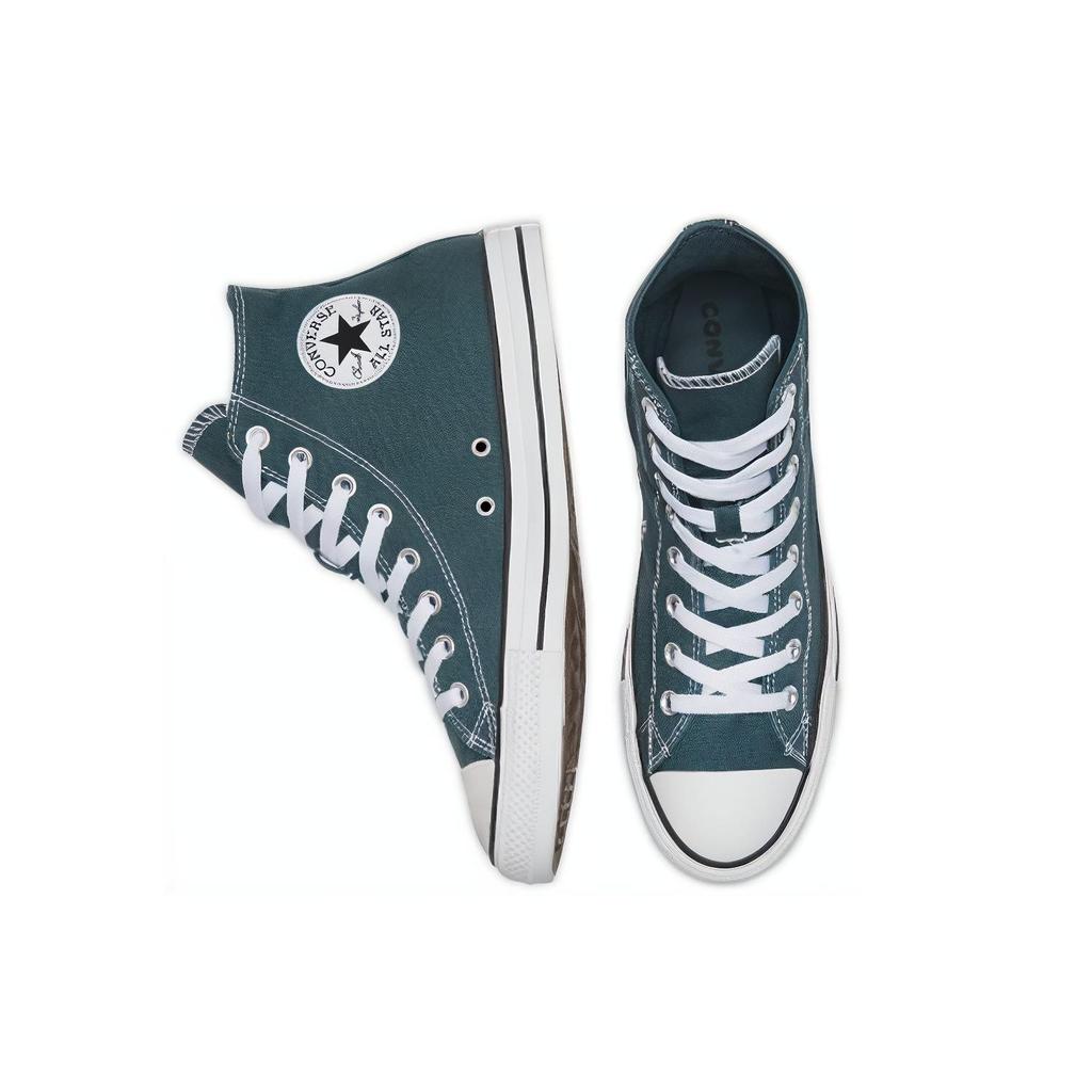 Converse Chuck Taylor All Star Classic Vielseitige Rutschfeste Leichte High-Top Retro Sneaker Unisex Sneaker Dunkelblau 167068C