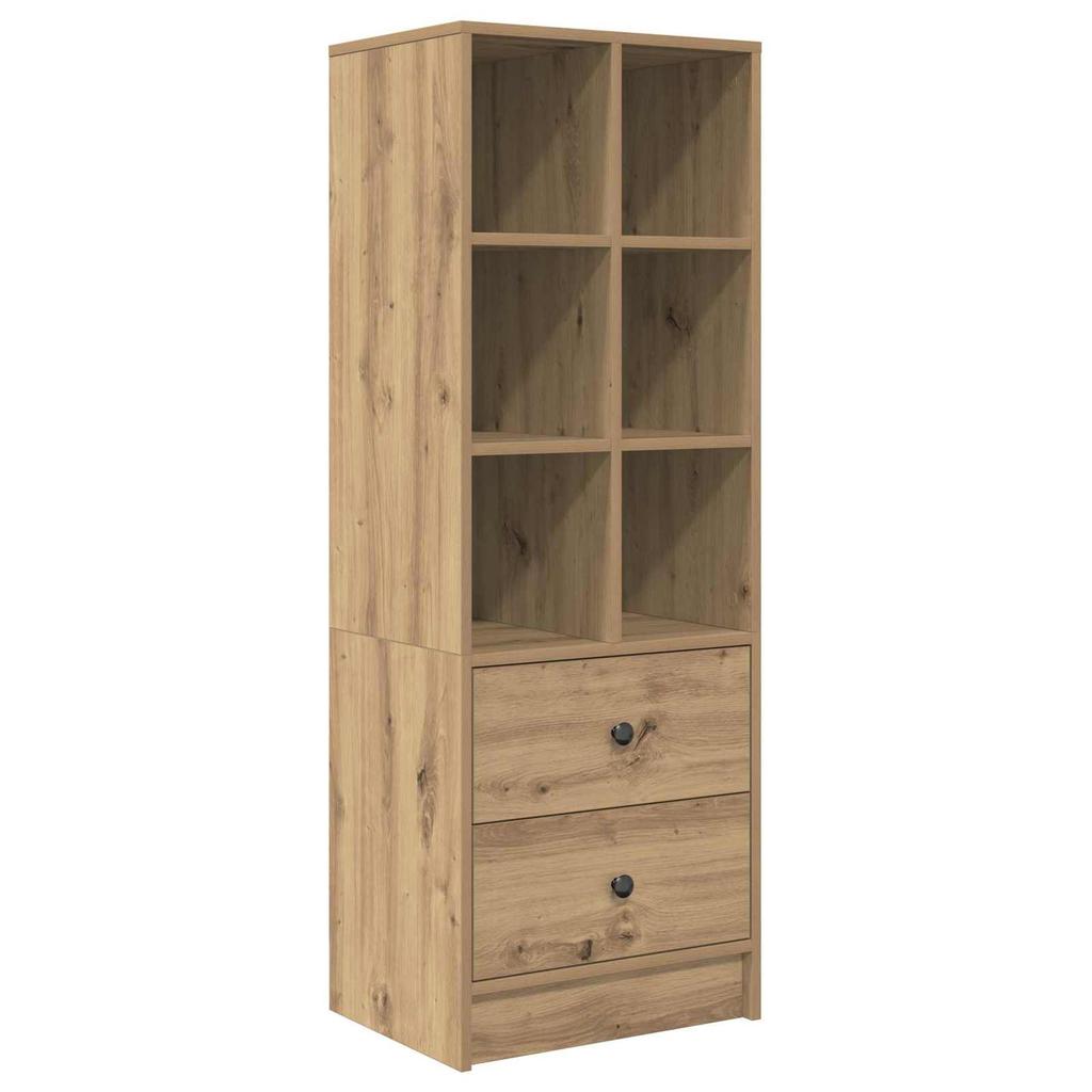 Highboard with Drawers Artisan Oak Finish 45.5 x 34 x 127 cm