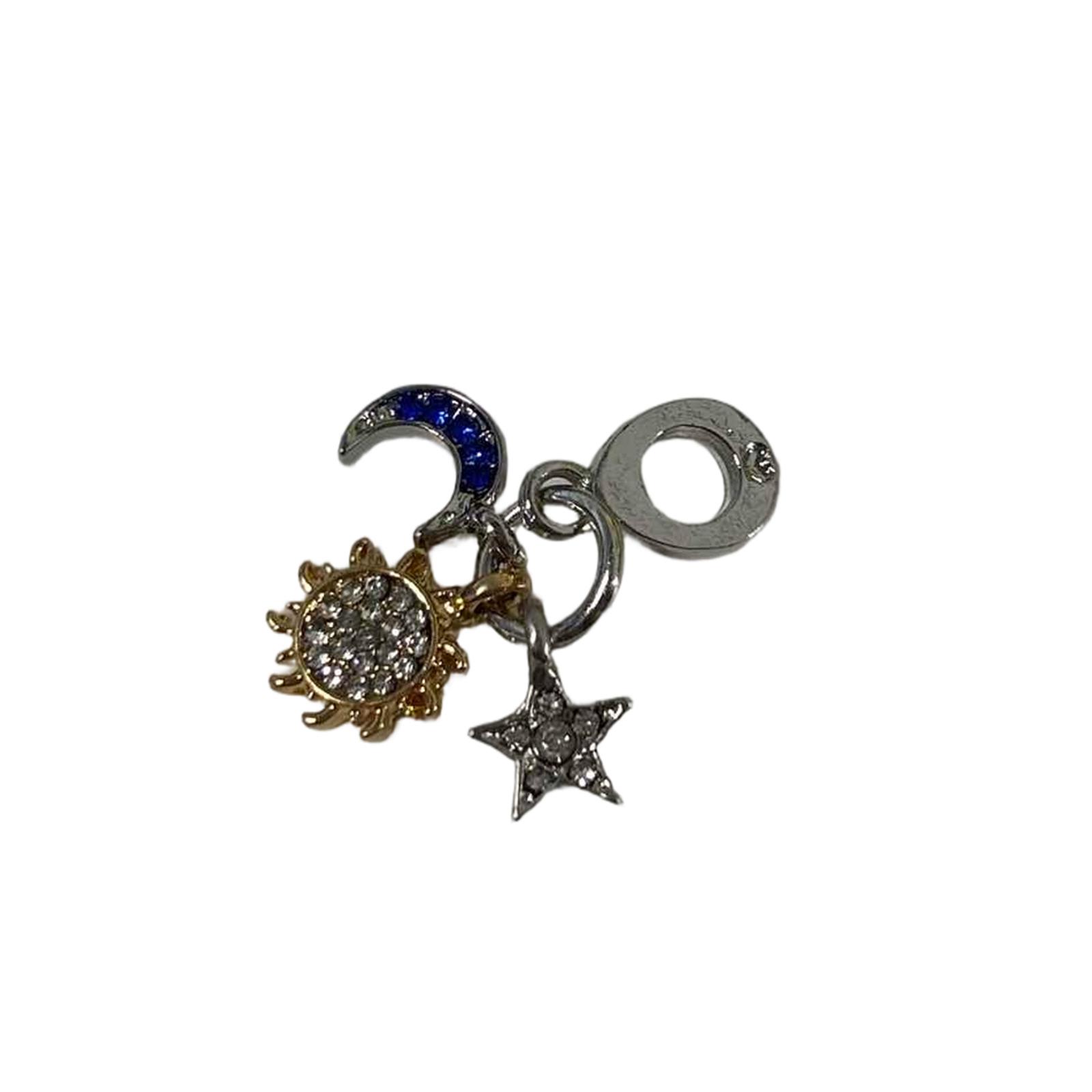

Sun, Moon And Stars Beaded Pendant One Size