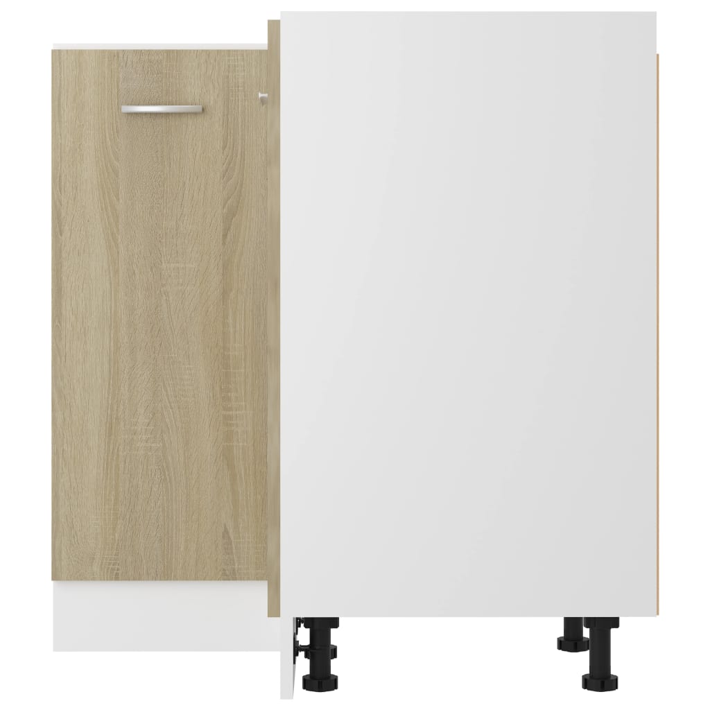 Corner Base Cabinet Lyon Sonoma Oak 75.5 x 75.5 x 81.5 cm Particleboard