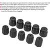 AC Service Port Caps, Universal Air Conditioning Service Cap ABS A/C Repair Refrigerant Charging Port Cover Auto Accessory (Pack of 10)