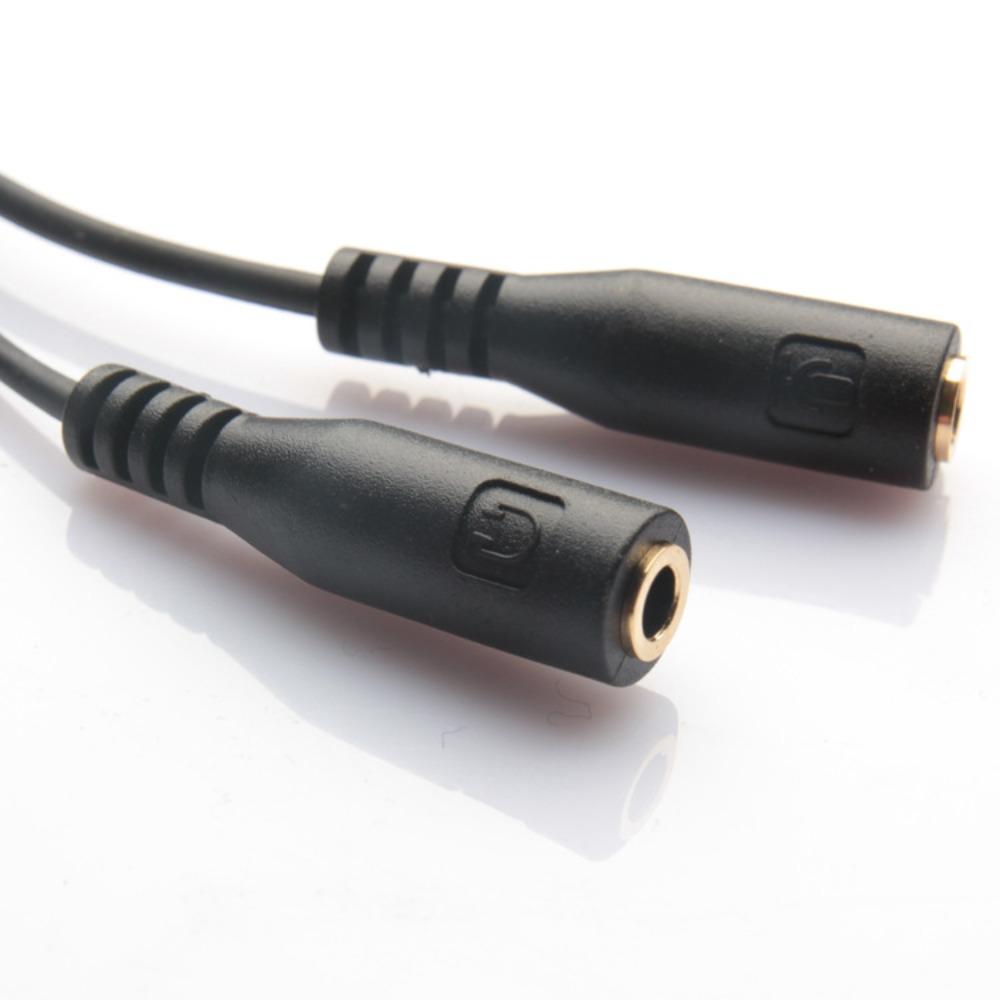 Audio Male To 2 Female 3.5mm Audio Cable Headset Adapter Cord Audio Splitter Cable Microphone Separator Audio Converter