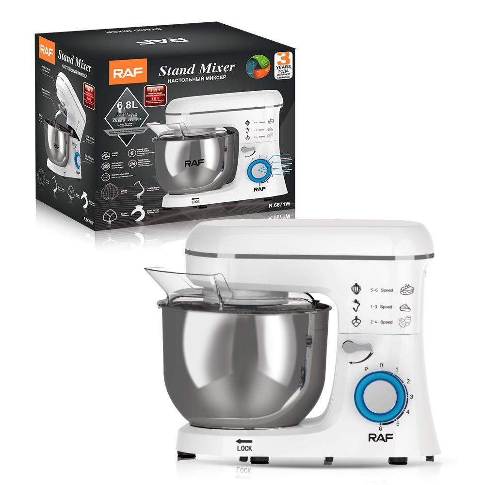 5.5L Multi-functional Automatic Dough Kneading & Mixing Machine with Milk Foam & Egg Beater.