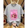 Sometimes I Think Then I Forget Funny Cat Meme Tee Shirt Women Men Stupid Humor Cats T-shirt Fashion Short Sleeve Tops