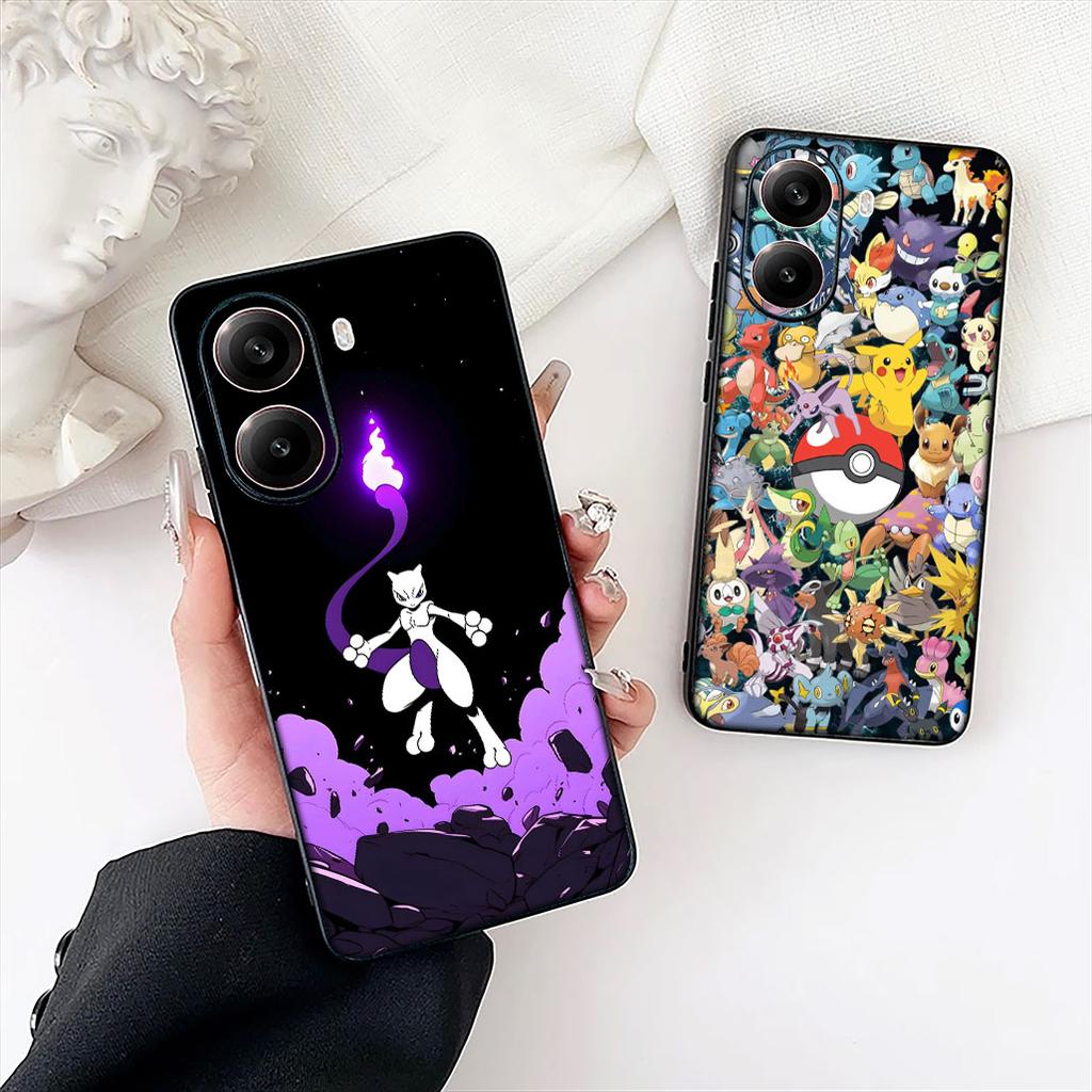 Umbreon P-Pikachus Espeon P-Pokemons Phone Case for Apple iPhone 12 13 Mini XS 11 Pro Max 7 8 Plus + XR 8+ X SE 2020 SE3 Cover