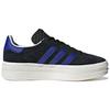 Adidas Gazelle Bold Schwarz Lucidblau Damen Sneaker Core-Black Gold-Metallic HQ4408