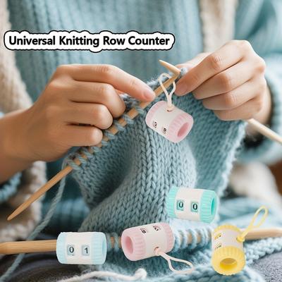 Knitting Row Counter Manual Handheld Mini Tally Counter for Crochet Yarn Craft Sewing Tools