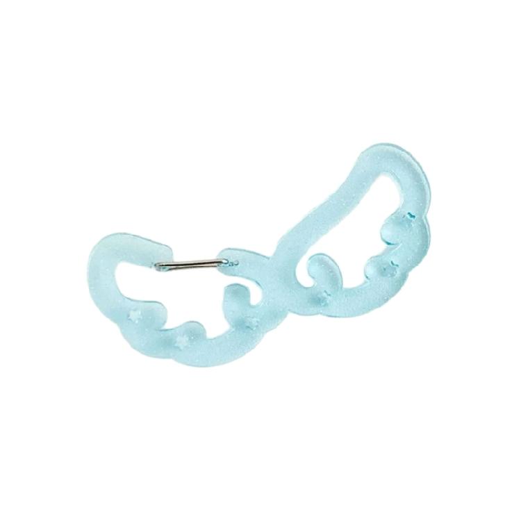 

Wing Shape Carabiner Acrylic Buckle Keychain Lovely Phone Pendant Backpack Decorative Buckle Hanging Diy Accessories
