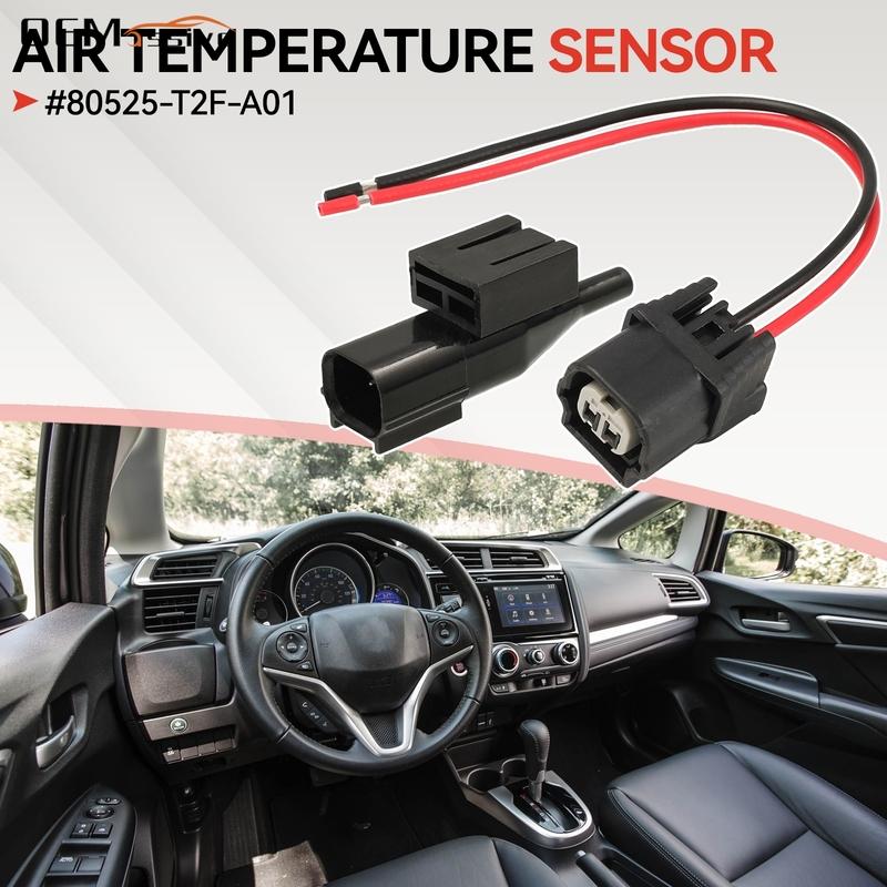 Датчик температуры наружного воздуха с разъемом, подходит для Honda Accord Civic HRV Odyssey Passport 80525-T2F-A01 80525-TBA-A01