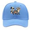 Playful Woodland Raccoon Mascot Illu Sandwich Baseball Cap Sun Cap Outdoor Workouts Hat
