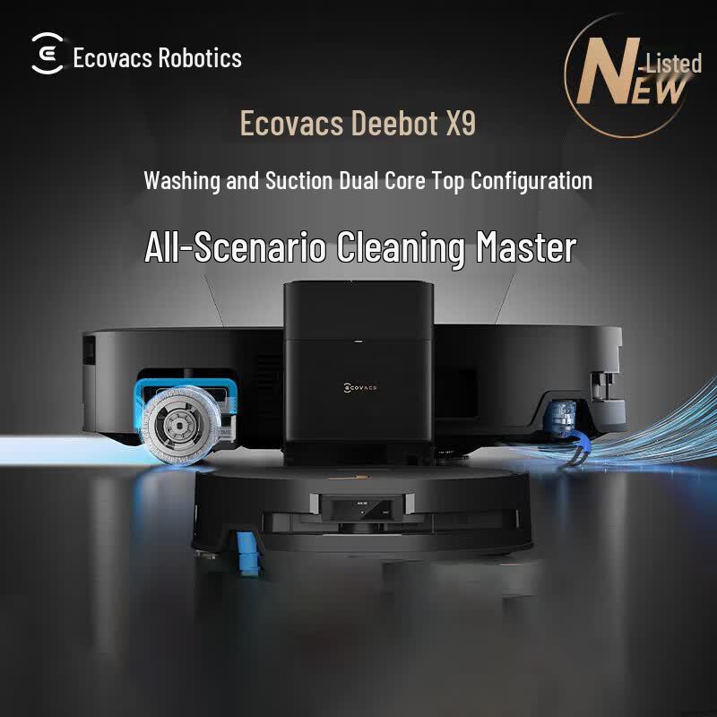 Ecovacs X9 Water Tank Pro Robot Vacuum & Mop CN plug (adapter included)