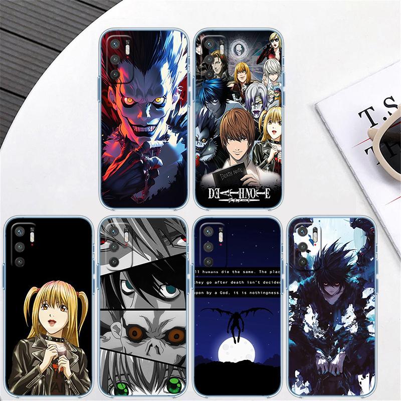 Death Note Ryuk kira Transparent Phone Case for Motorola Moto G40 G04 G05 One Ace Action Fusion + Plus Hyper Macro Vision Zoom