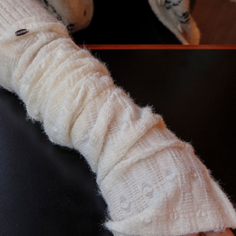 LOTS YOU lotsyou_Heart 2way Warmmer Elfenbein