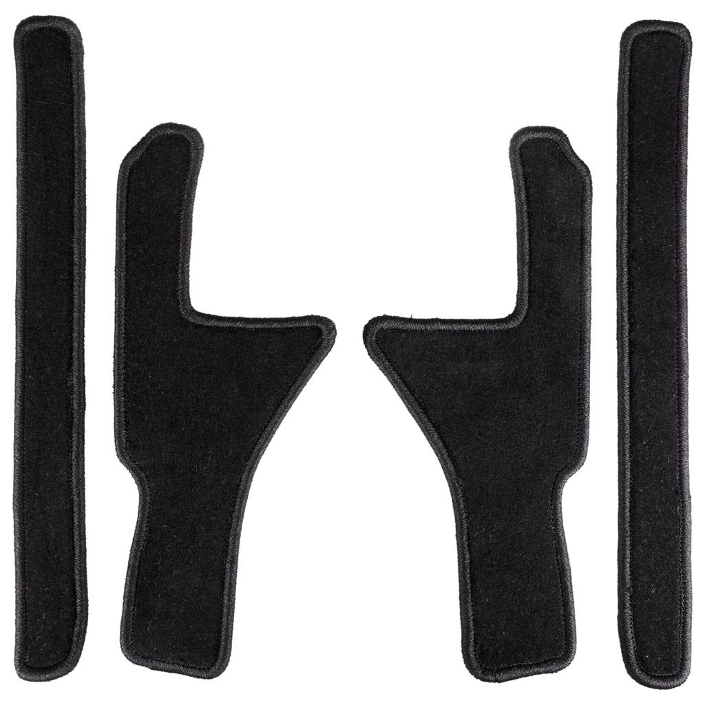 Lexus NX 20 Series Compatible Door Entrance Mats NX350h Side Step Mats Scratch and Stain Protection NX450+ (Black) -