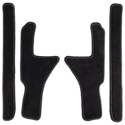 Lexus NX 20 Series Compatible Door Entrance Mats NX350h Side Step Mats Scratch and Stain Protection NX450+ (Black) -