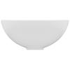 Luxus Round Wash Basin Matte White 32.5 x 14 cm Ceramic