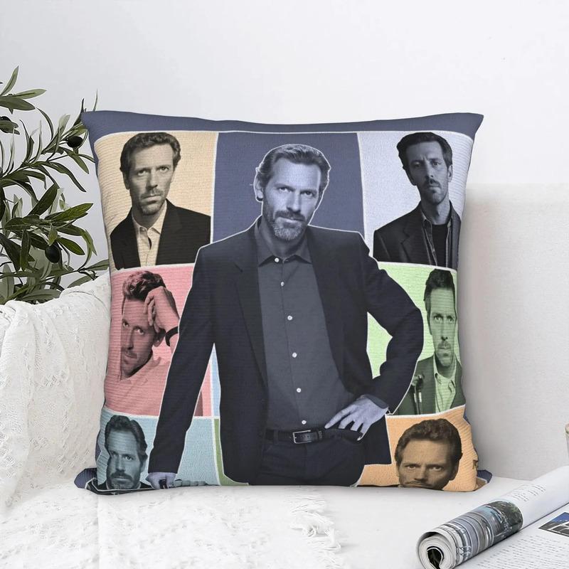 Capa De Almofada Quadrada Gregory House Md Personalizada S разноцветный