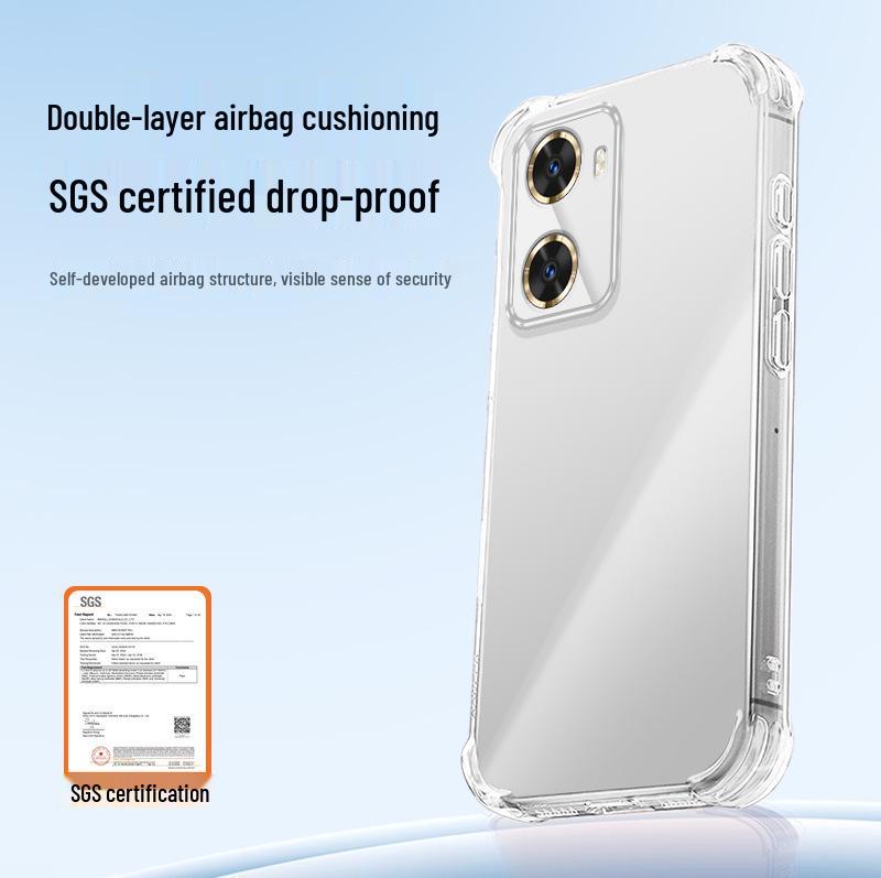 Huawei Enjoy 60/60s/60 Pro Transparent Phone Case with Airbag Corners for Anti-Drop Protection