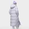 FILA Urban Tech Long Fashion Warm Hooded Coat Women Outerwear Lavender T11W341910F-PU