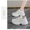 Black Internet Celebrity Thick Soled Fashionable Student Sports Shoes Casual Women's Shoes Spring