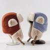 Hat Korean Version of Winter Men and Women Northeast Lei Feng Hat Outdoor Cycling Windproof Cold Thickened Warmth Plus Velvet Ear Protection Hat