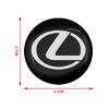 Autocollants Intérieurs 56mm Cache-moyeu de Roue de Voiture Emblème Autocollant Jante pour Lexus LS LC RZ RC IS350 ES300 GS350 CT200h GX460