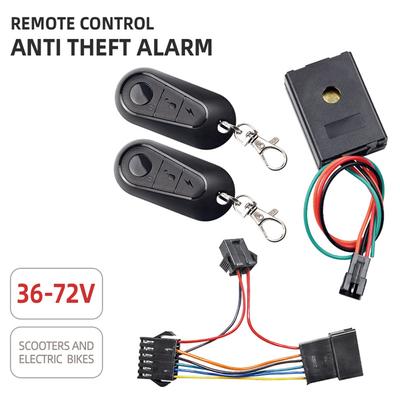 36V 72V Electric Bike Alarm E Bike Remote Control Electric Scooter Anti Theft Device Replacement for Xiaomi M365 1S