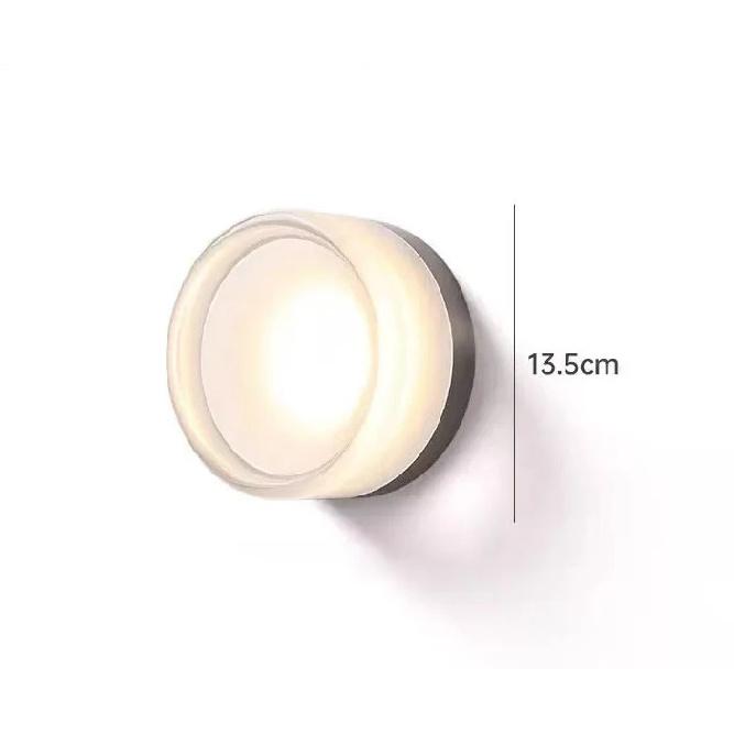 Nordic Round Wall Light Fixtures for Bedroom Bedside Hotel Background Decoration Led Modern Colorful Lamp Luminaire