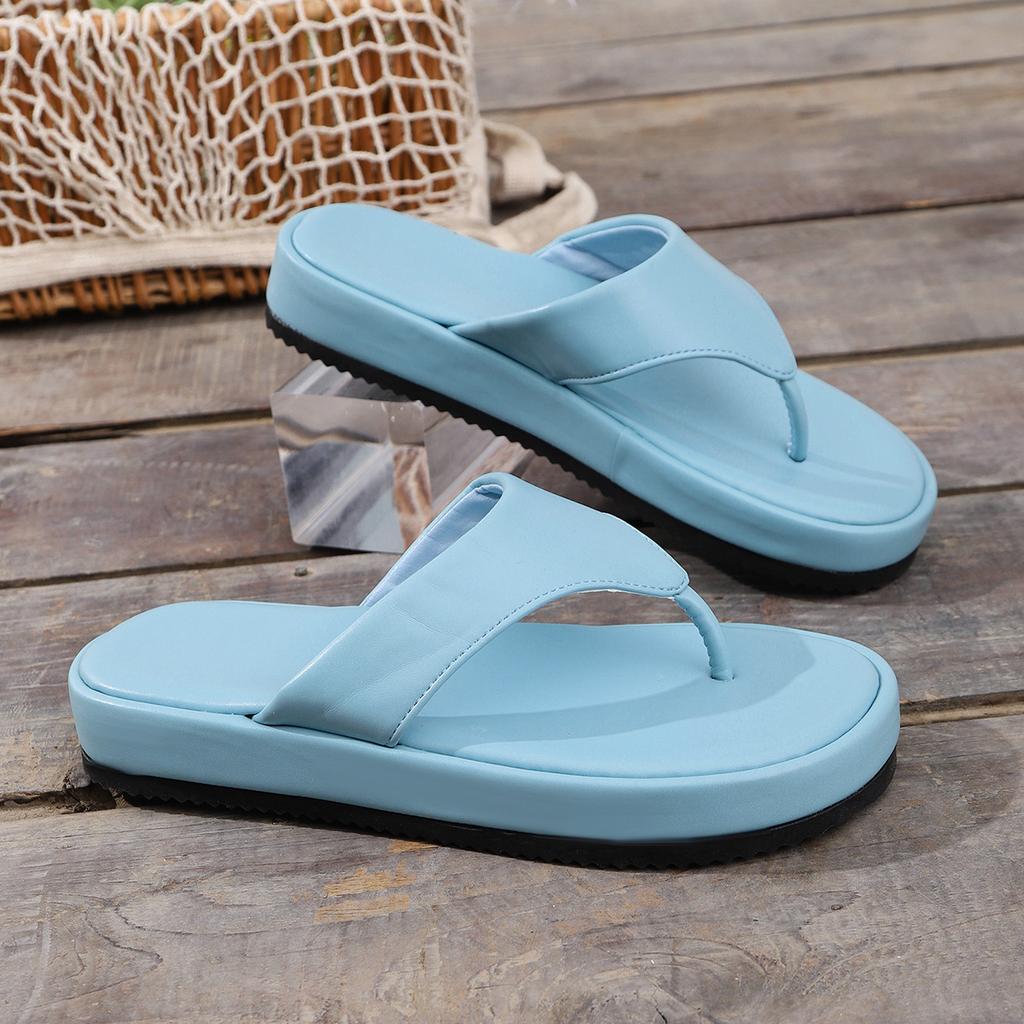 Multi-Color Platform Flip Flops Thick Sole Slippers Casual Daily Wear Comfortable Non-Slip Sandals Size 36-43 Sandalias Mujer