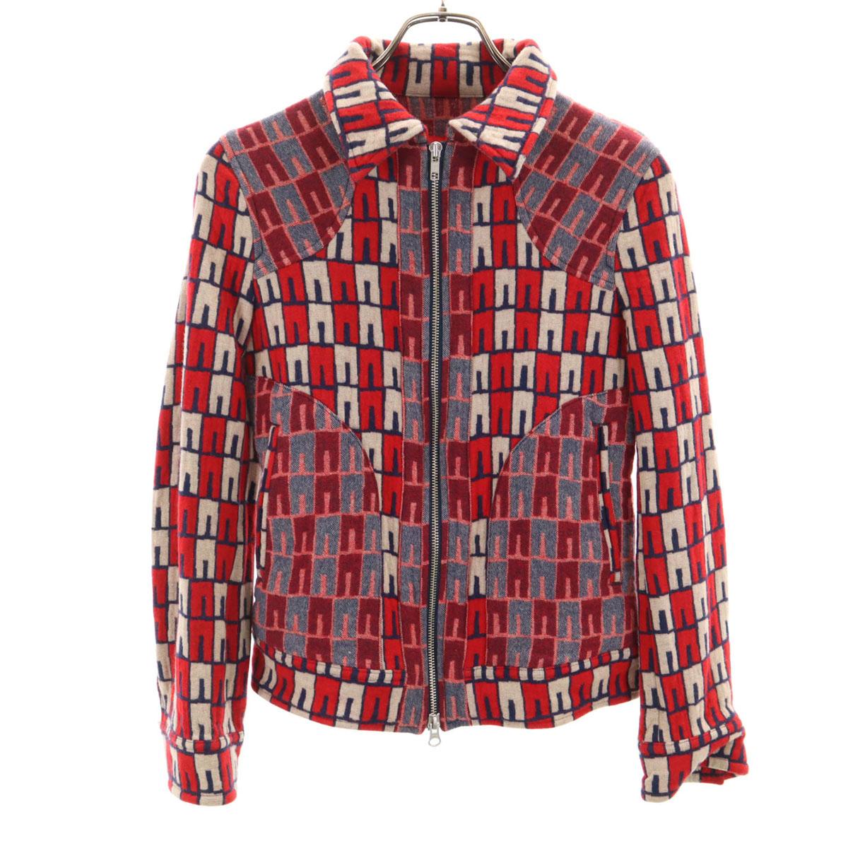 

Y s сделано в Японии Комбинезон с ручками Вязаная куртка Красный Женский Б/У