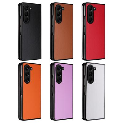 Do Samsung Galaxy Z Fold 6 tylna obudowa z forniru z jagnięcej skóry PU do etui na telefon Galaxy Z Fold6 Fold 6