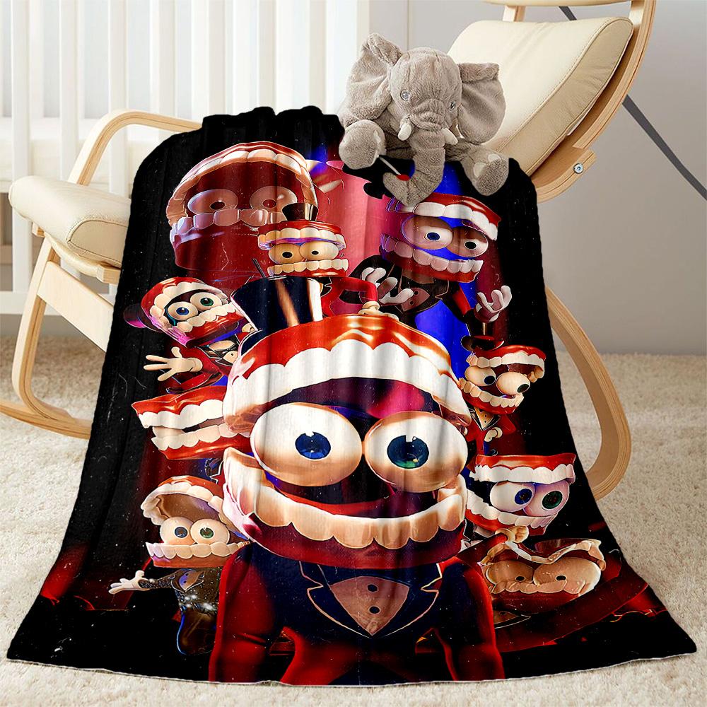 Digital Circus Blanket Ultra-Soft Perfect for Chair Livingroom Sofa for All Occasions Digital Print Best Holiday Gift for Friends Family