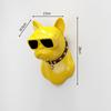 Wall mounted decor Creative Fighting Dog Head Wall Pendant Bar coffee shop restaurant background wall decor ornament sculpture