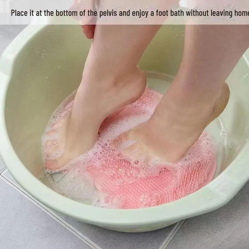 Silicone Non-Slip Back Scrubber & Shower Mat