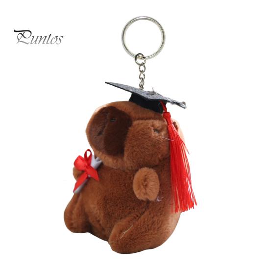 

Выпускная шляпа, плюшевая игрушка капибара с дипломом, чучело, брелок, кулон, плюшевая кукла, украшение для студентов, подарок на выпускной сезон