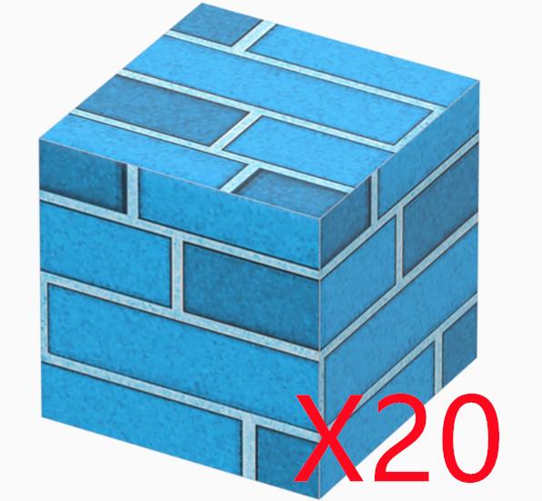 Pixel-Stil Mineral Magnet Welt Magnetische Bausteine Montage Ersatzteile Sensorisches Spielzeug für Kinder DIY Tierwürfel Grundplatte